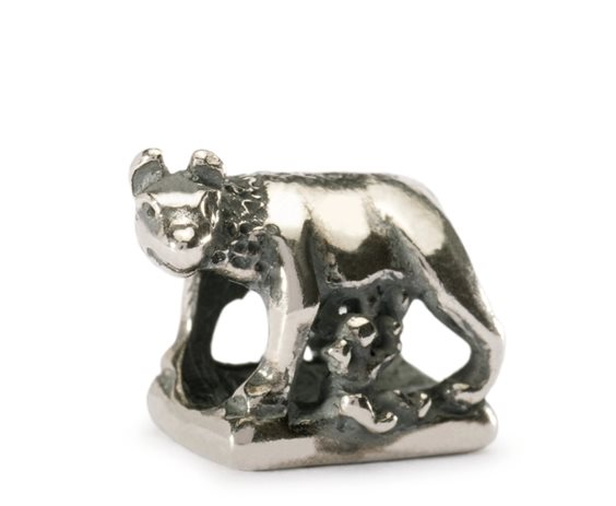 Charm Trollbeads in Argent TANTI AUGURI ROMA - TANTI AUGURI ROMA